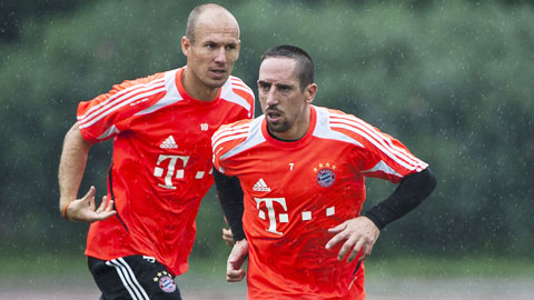 Robben và Ribery khiến Pep khó xử