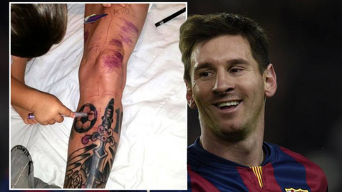 Messi càng xăm, càng đen