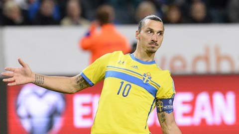 Ibrahimovic tỏa sáng, Thụy Điển vẫn phải đá play-off