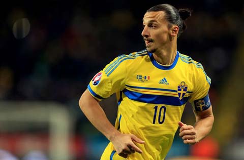 Ibrahimovic đang là chân sút vĩ đại nhất lịch sử ĐT Thụy Điển với 59 bàn thắng