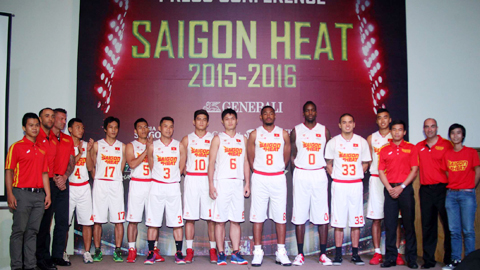 Sài Gòn Heat sẽ bùng nổ tại giải bóng rổ nhà nghề ĐNÁ 2015