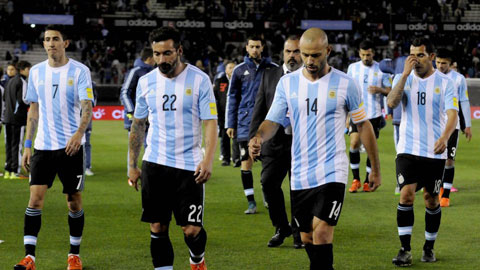Vắng Messi, Argentina vẫn chưa thắng ở vòng loại World Cup 2018
