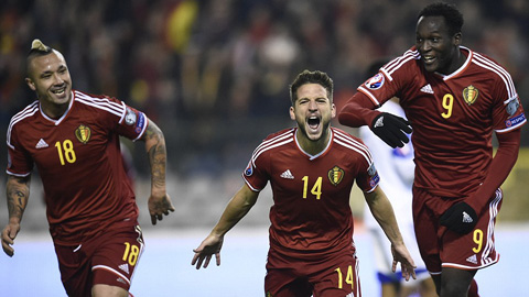 Bỉ lần đầu lên số 1 BXH FIFA và cục diện sau vòng loại EURO 2016