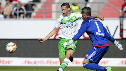 Draxler dần khẳng định vai trò cột trụ tại Wolfsburg