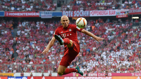 Robben trở lại sẽ giúp HLV Guardiola thêm sự lựa chọn cho hàng công