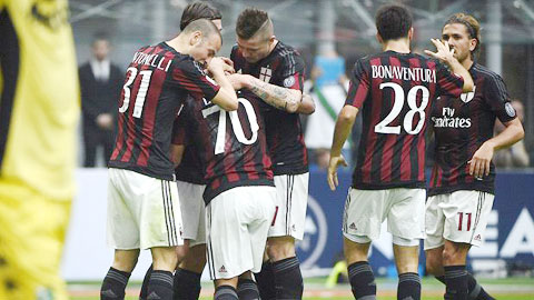 AC Milan 2-1 Sassuolo: Giải cứu Mihajlovic