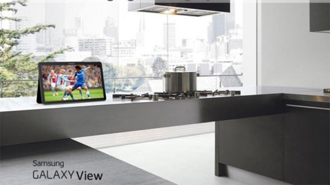 Samsung sản xuất máy tính bảng Galaxy View dùng trong bếp