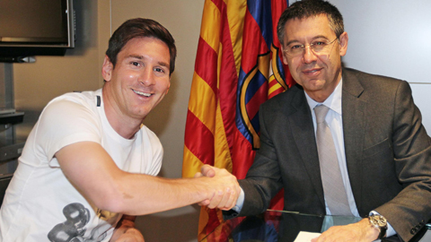 Barca muốn ký hợp đồng trọn đời với Messi