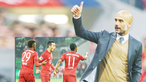 Bayern thăng hoa, dấu ấn của Guardiola