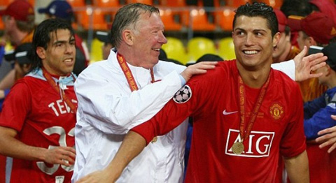 Ronaldo luôn rất kính trọng Sir Alex Ferguson