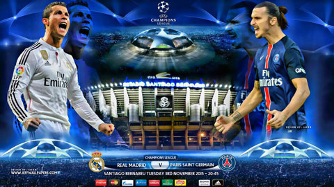 Đội hình dự kiến trận Real Madrid - PSG vòng bảng Champions League