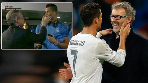 Ronaldo ăn tát của Perez, thì thầm vào tai Blanc