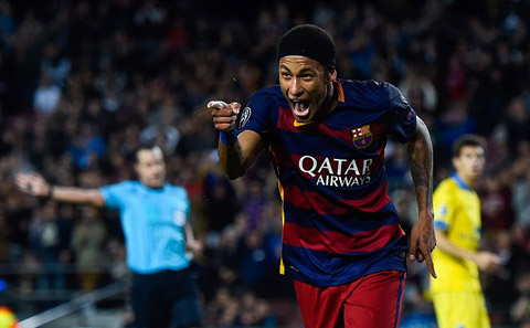 Tại sân Nou Camp, Neymar tiếp tục là linh hồn trong lối chơi của Barca