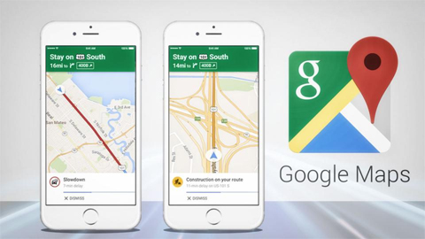 Google Maps trên iPhone cảnh báo tắc đường bằng giọng nói