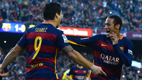 Sự xuất sắc của cặp Suarez-Neymar giúp Barca thăng hoa trong giai đoạn không Messi