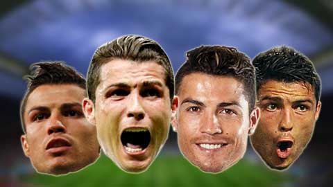 Muôn mặt Ronaldo dưới góc biếm họa
