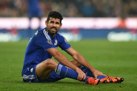 Diego Costa đang trở nên vô hại trước hàng thủ đối phương