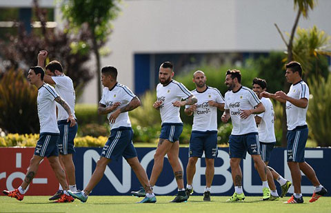 Đội tuyển Argentina tập trung cho vòng loại World cup 2018