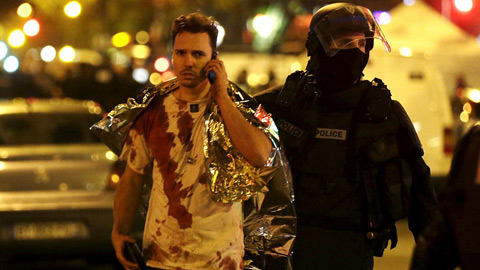 6 vụ khủng bố liên hoàn ở Paris: Ít nhất 153 người thiệt mạng