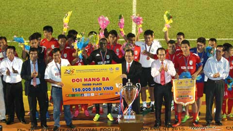 B.BD đứng hạng ba, Bangu vô địch BTV Cup 2015
