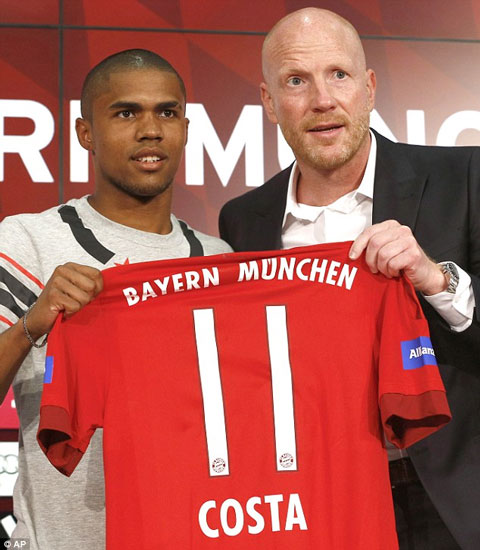 Costa đến Bayern với nhiều sự hoài nghi