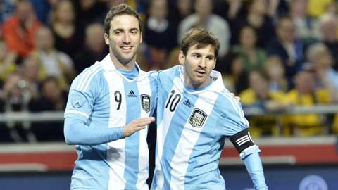 Higuain hồi sinh nhờ ăn kiêng như Messi