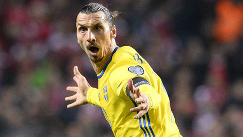Ibrahimovic "đá xoáy" Đan Mạch sau khi đưa Thụy Điển dự EURO 2016