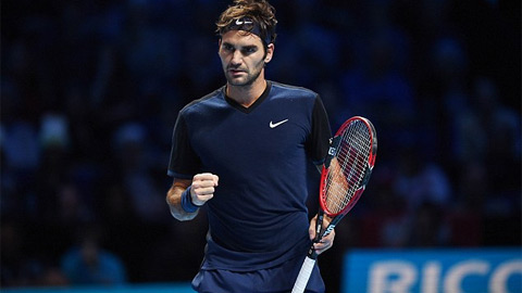 Federer toàn thắng cả 3 trận vòng bảng tại ATP Finals