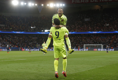 Neymar và Suarez sẽ khó có thể cạnh tranh danh hiệu với Messi