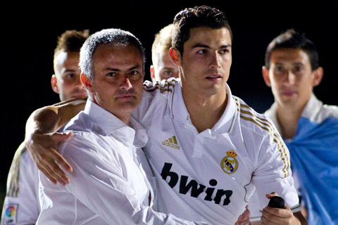 Mourinho và Ronaldo khi còn sát cánh tại Real