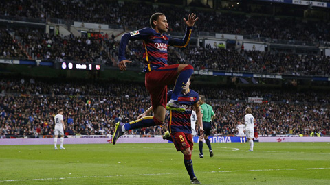 Neymar cũng tỏa sáng với 1 bàn thắng