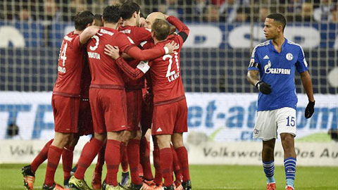 Schalke 1-3 Bayern: Không thể cản Hùm xám