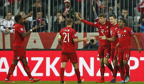 Bayern Munich là đội bóng sở hữu hàng công ấn tượng nhất cho đến thời điểm hiện tại