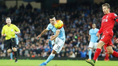 Aguero đạt hiệu suất ghi 0,66 bàn/trận tại Ngoại hạng Anh