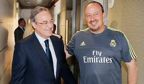 Tương lai của Benitez vẫn được Perez đảm bảo