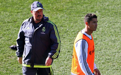 Mối quan hệ giữa Ronaldo và Benitez đang rất căng thẳng