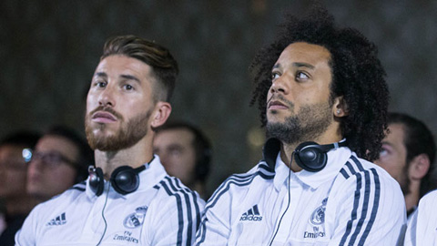 Ramos và Marcelo đều vắng mặt vì chấn thương