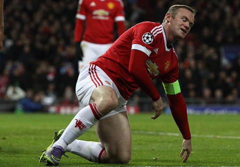 Rooney thất vọng với kết quả hòa trước PSV