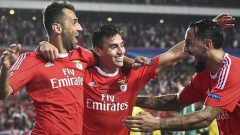 Atletico và Benfica có vé vào vòng 1/8 Champions League