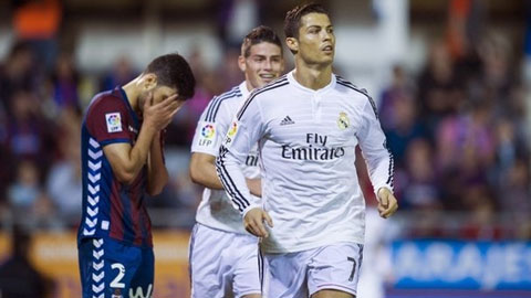 Đội hình dự kiến Real Madrid - Eibar vòng 13 La Liga