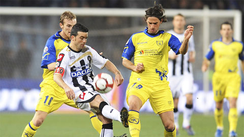 21h00 ngày 29/11: Chievo vs Udinese