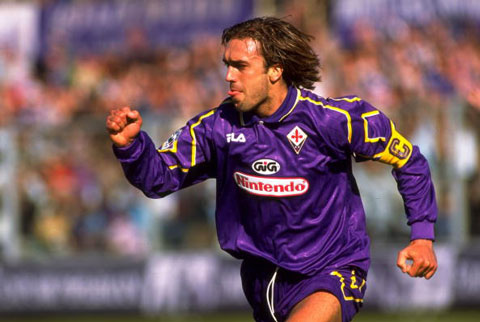 Batigol thời còn khoác áo Fiorentina