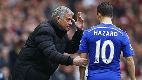 Hazard không phải mẫu số 10 lí tưởng của Mourinho