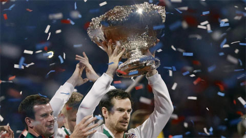 Murray tỏa sáng đưa tuyển Anh vô địch Davis Cup sau 79 năm