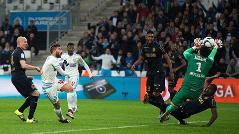 Marseille và Monaco mang đến cho NHM một trận cầu kịch tính