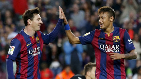 Thành công của Barca đến từ mồi nhử Messi & Neymar