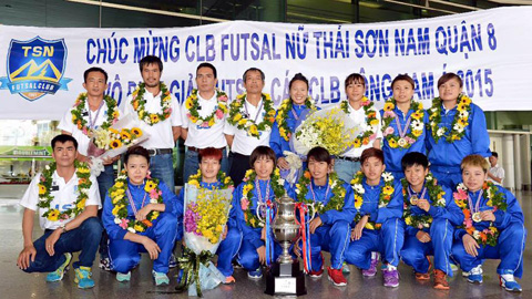 Ông Trương Quốc Tuấn - HLV CLB Futsal nữ Thái Sơn Nam Q.8: “Tôi bất ngờ với chức vô địch của đội nhà”