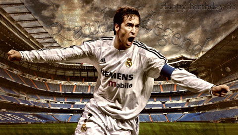 Được đào tạo tại lò Atletico nhưng Raul lại trở thành huyền thoại của Real Madrid