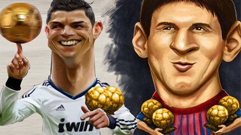 Ảnh chế: Ronaldo, Messi và các danh hiệu cá nhân