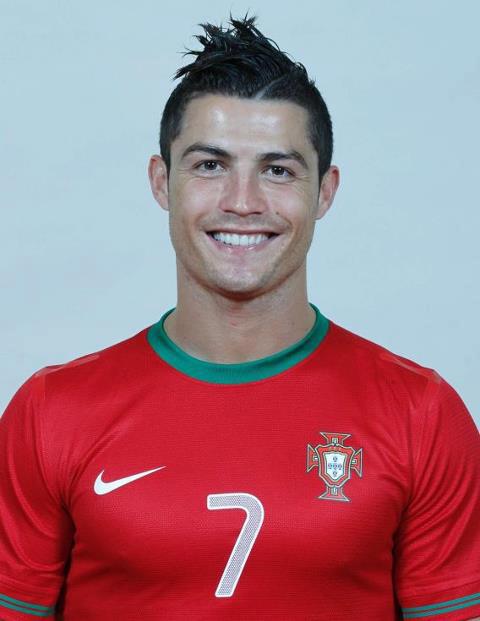 Mái tóc của Ronaldo ở VCK EURO 2012